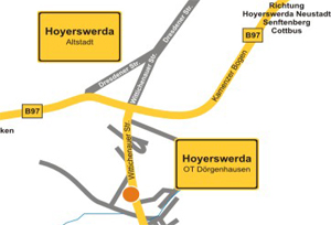 Anfahrtsskizze
